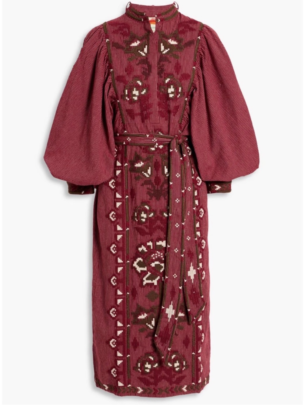 Farm Rio embroidered dress